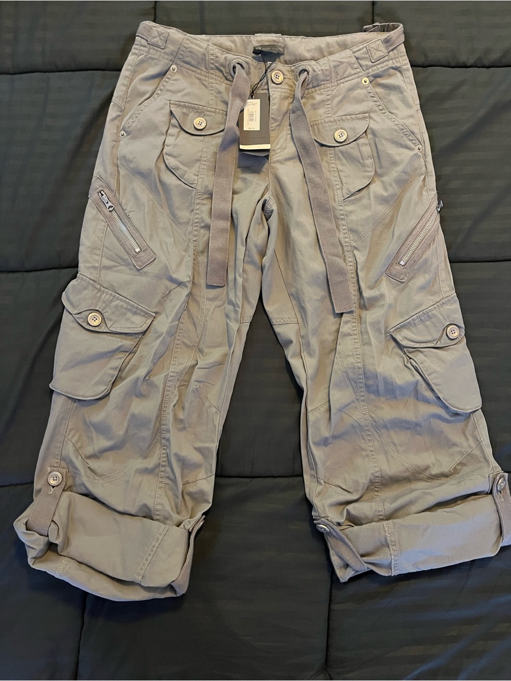 Vintage Armani Exchange Y2K Cargo Pants - Size 4 - NWT